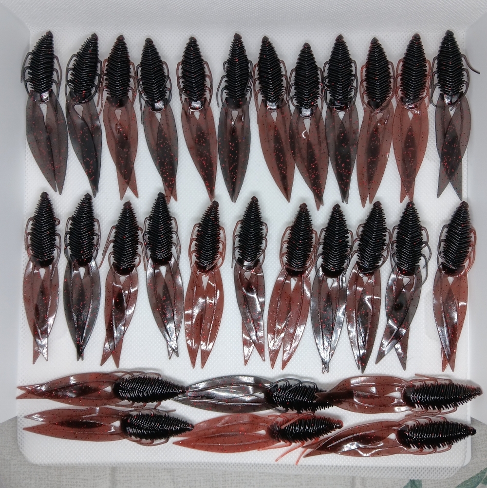 (35)6th Sense Bodega 3.5" Exclusive Color Fire Ant New Fishing Plastics